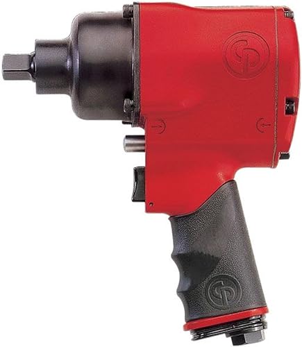 Miniatura 5 de Chicago Pneumatic CP6500-RSR Llave de impacto de aire de 12 pulgada, rojo, acero de aleación, martillo doble, lubricación de baño de aceite
