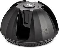 Vista 6 de Base de carga para 4 controladores, compatible con 4 controladores Joy-Con Nintendo Switch (negro)