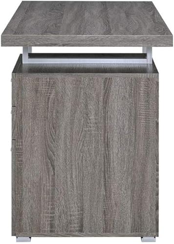 Miniatura 5 de COASTER CO-800520 Escritorios 235 pulgadas de profundidad x 4725 pulgadas de ancho x 30 pulgadas de alto gris desgastado