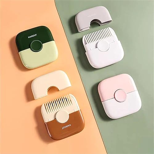 Miniatura 8 de Recortadora de cabello 2 en 1, recortadora de cabello y arreglo de puntas abiertas, diseño de doble cara, con cubierta, cuchillas reemplazables y