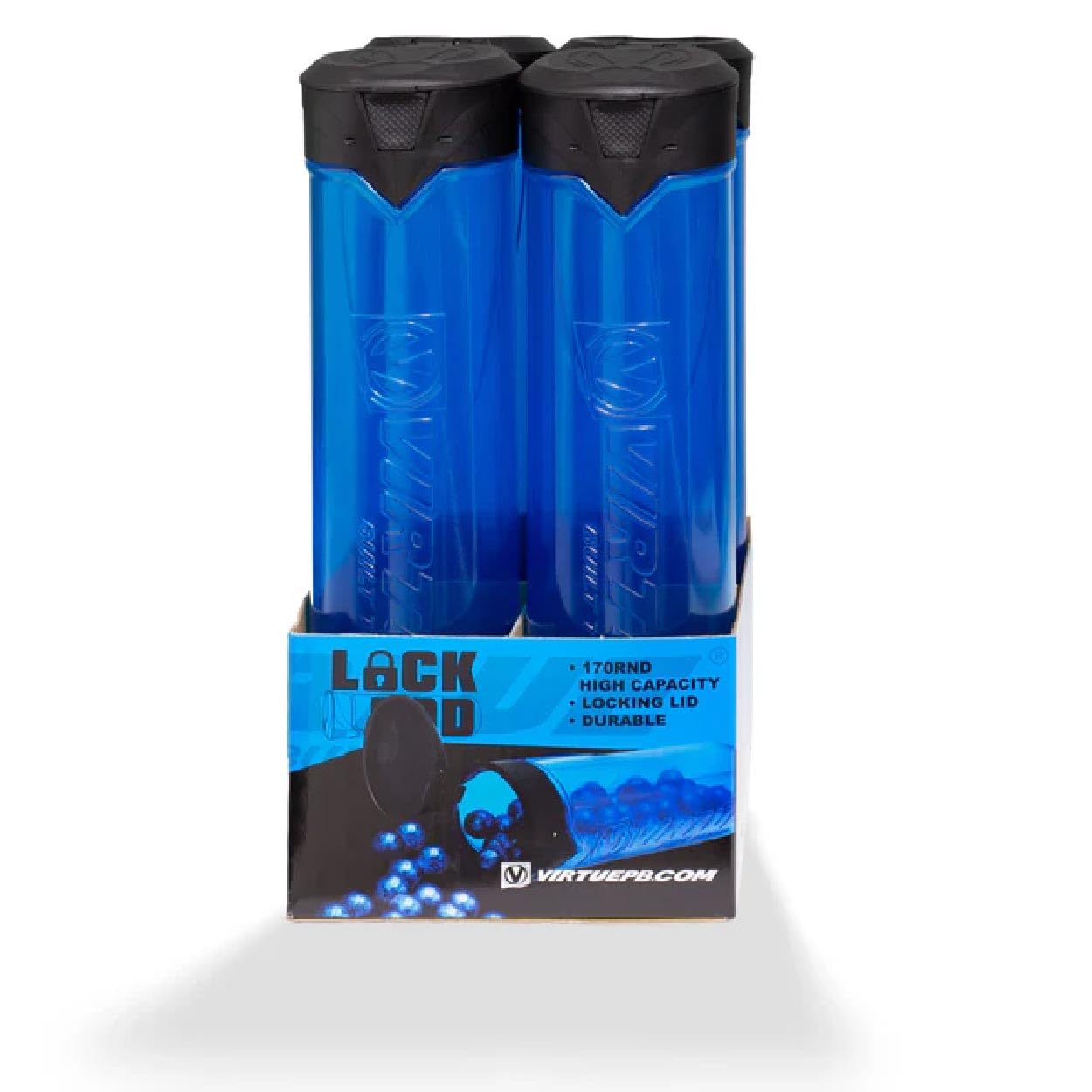 VIRTUELock Pod V2-170 Ball - Blue - 4 Pack