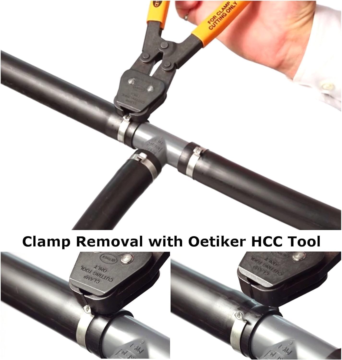 Oetiker 16700010 Stepless Ear Clamp, One Ear, 7 mm Band Width, Clamp ID Range 10.8 mm (Closed) - 13.3 mm (Open) (Pack of 500)