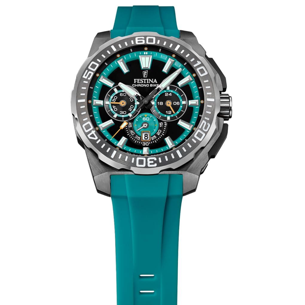 Festina Herrenuhr Analog aus Kautschuk Blau F20725/6