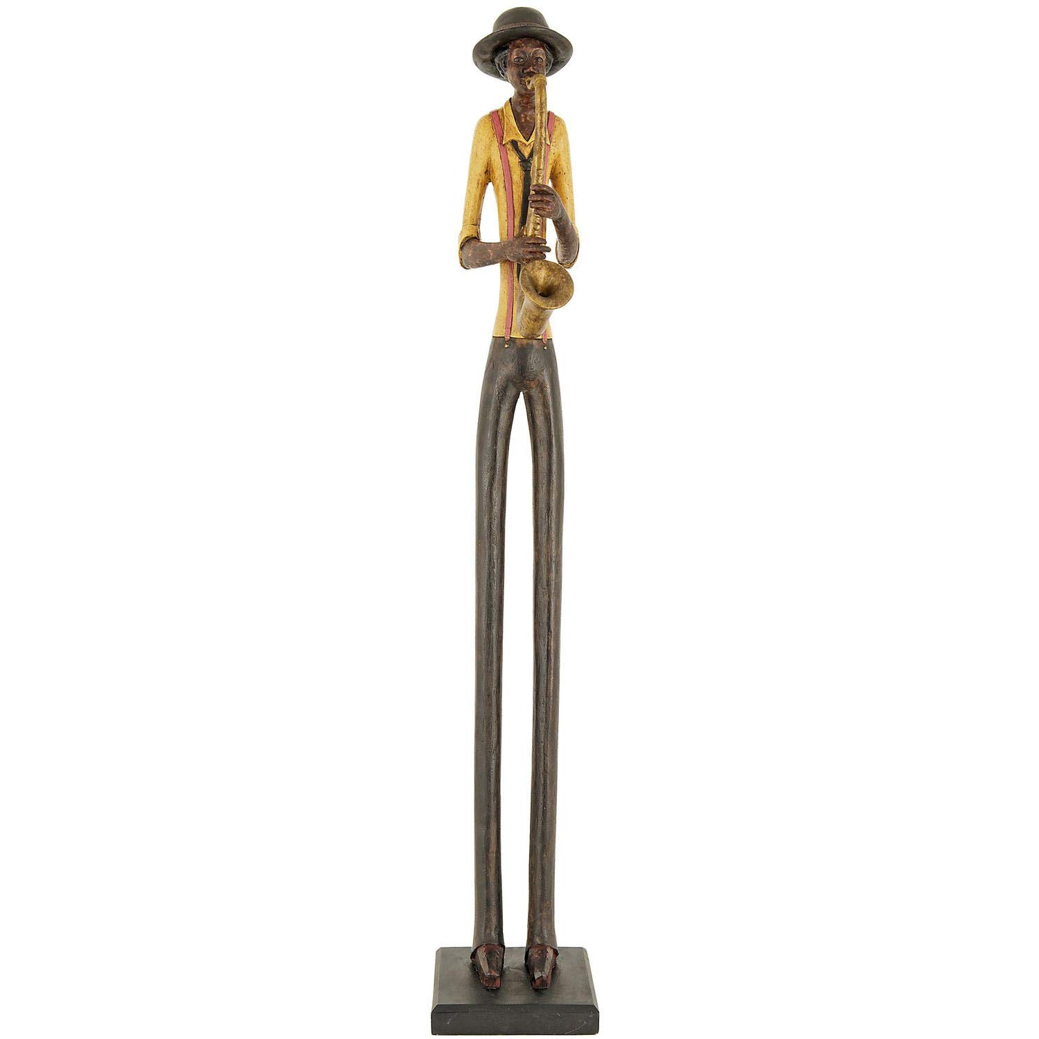 Hill 1975 Standing Jazz Band Saxophonist, Resin, Mixed, one, 0264
