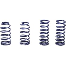 Lowering Springs | Progressive Rate Suspension Springs 1.5 Inch Drop Front Rear Blue Performance Upgrade | Compatible with 1979-2004 Ford Mustang Coupe Excludes 99-04 Cobra