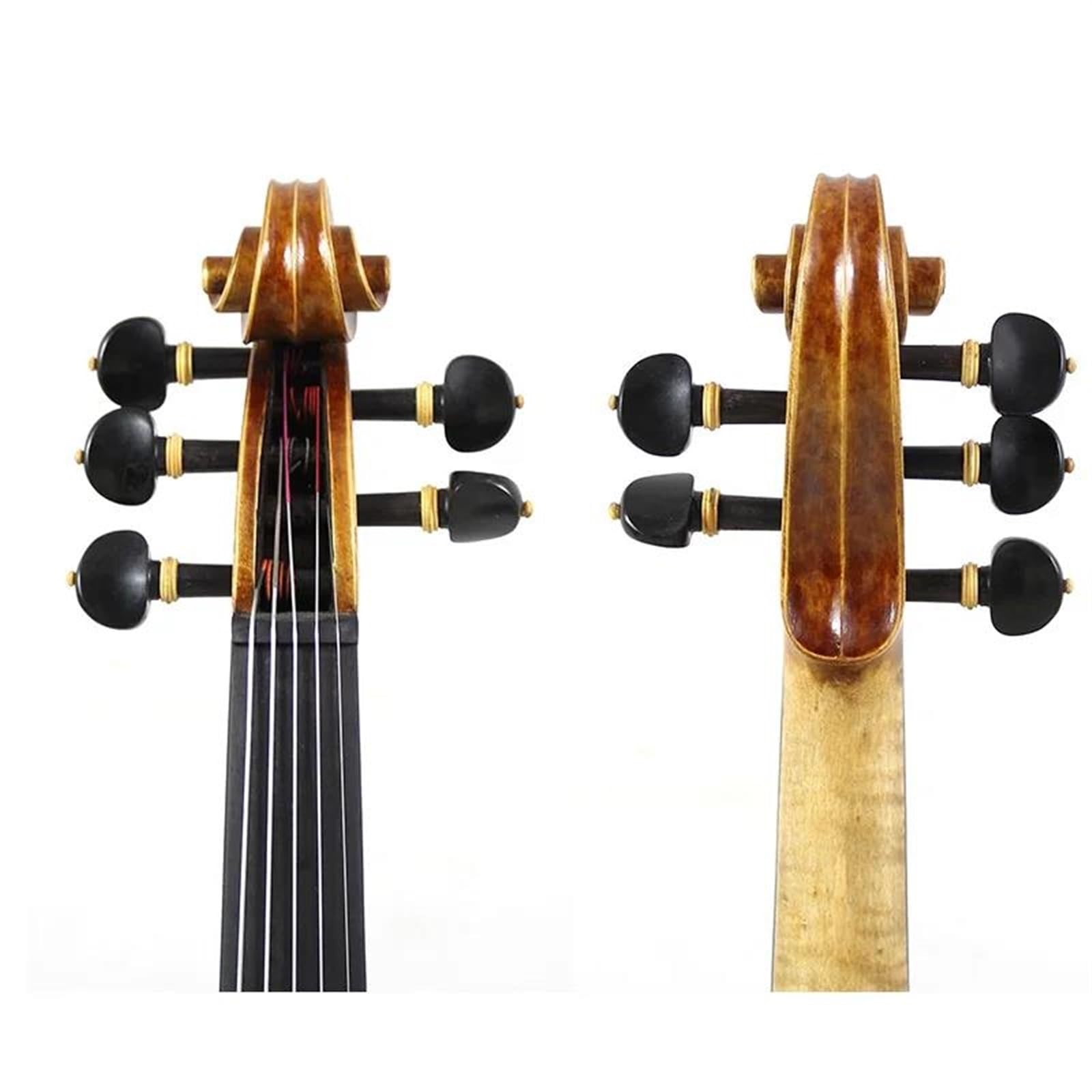 Violino Set Violino a 5 corde Violino 4/4 Violino acustico con vernice anticata