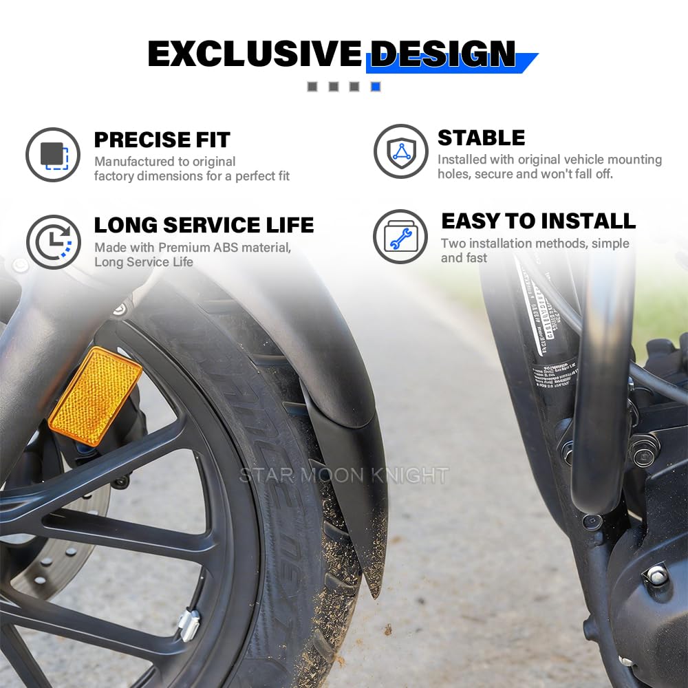 Estensione parafango anteriore GB 350S per Honda GB350S 2025> Prolunga parafango Accessori parafango