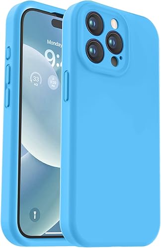 Vooii Funda compatible con iPhone 15 Pro, silicona líquida Defender mejorada, protección mejorada de la cámara forro de microfibra suave disponible en Yaxa Peru