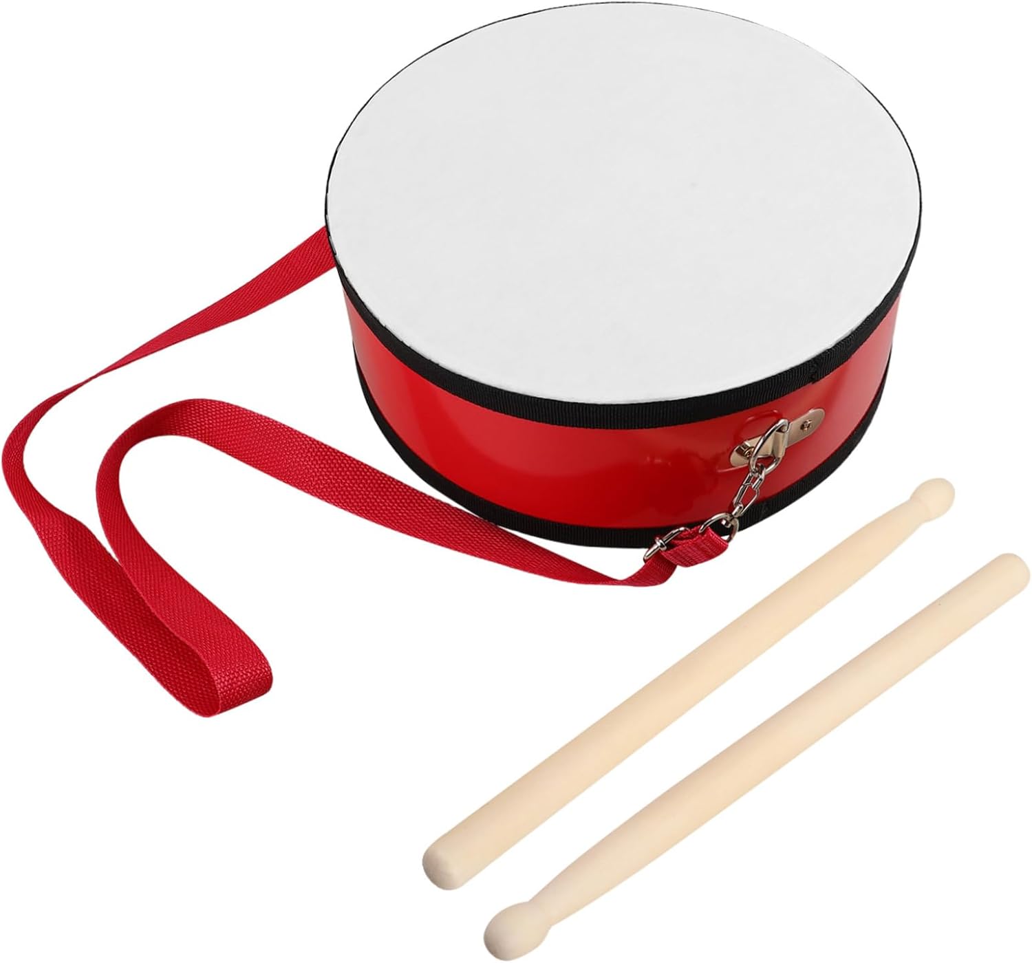 YARNOW 1 Set Marching Snare Drum Red Drum with Convenient Strap for Outdoor Activities and School Performances Enhances Rhythm Skills and Musical Exploration