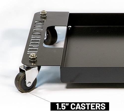 Miniatura 2 de Bandeja de herramientas rodante  Bandeja de herramientas mecánica rodante hecha en Estados Unidos  Acero resistente recubierto de polvo negro