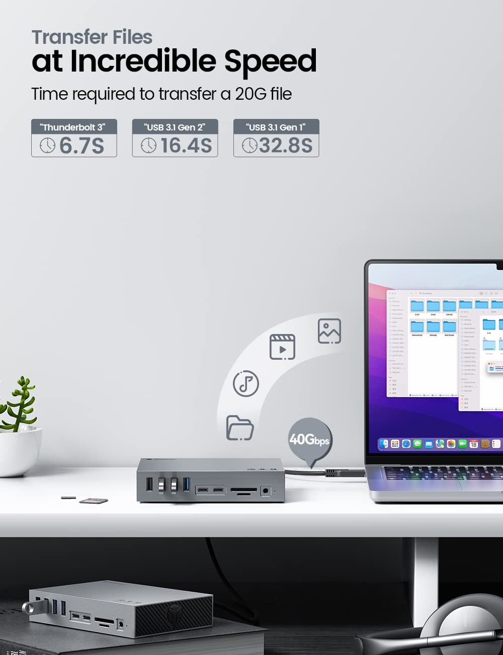 Amazon | Yottamaster Thunderbolt 3 ドック 15-IN-1 サンダーボルト3