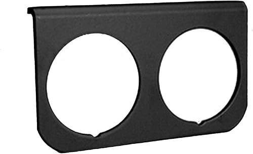 Auto Meter 2237 Panel de calibre de aluminio negro
