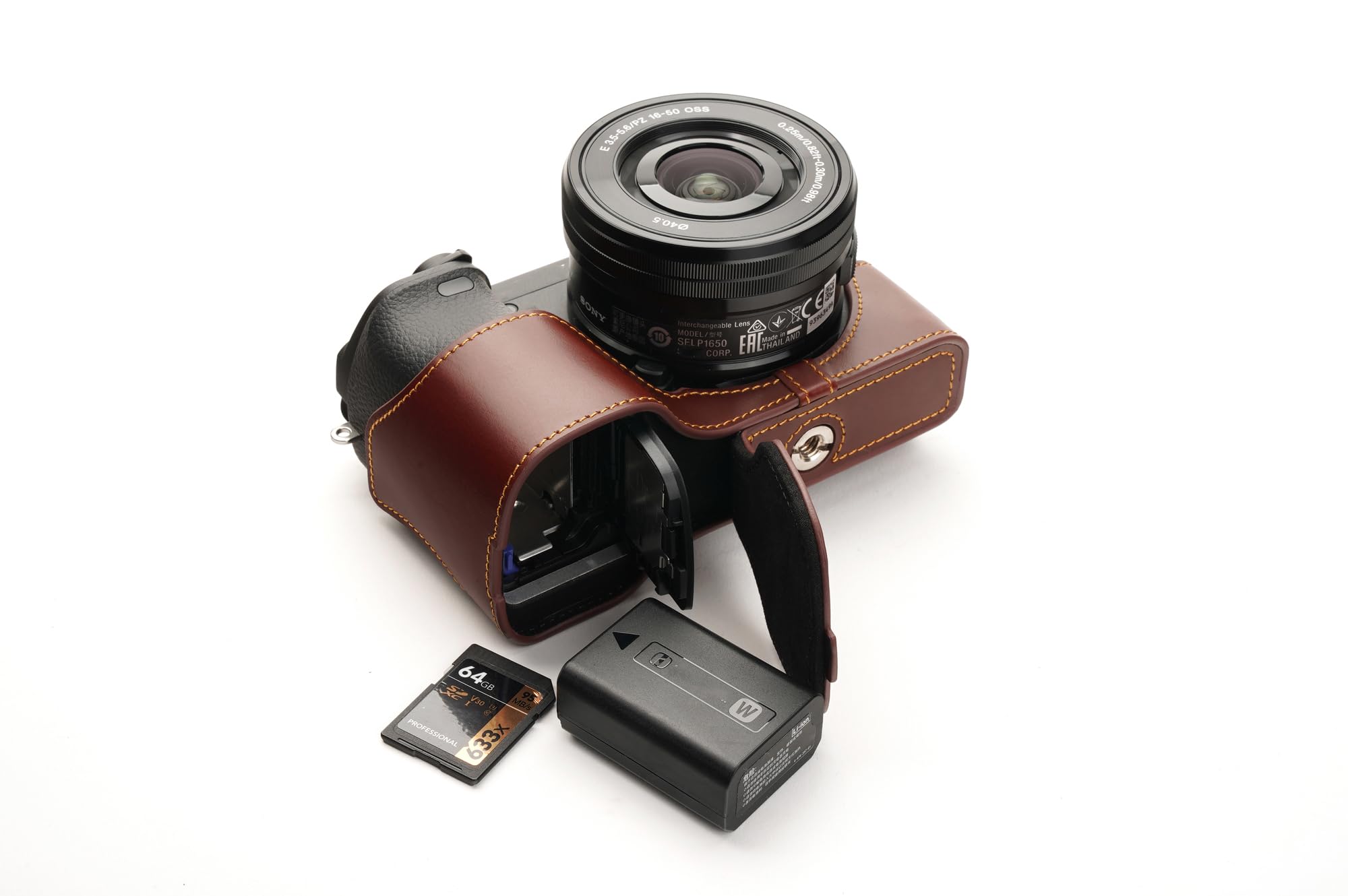 Amazon | TP Original Sony A6400 専用 本革 ボディケース＋カバー