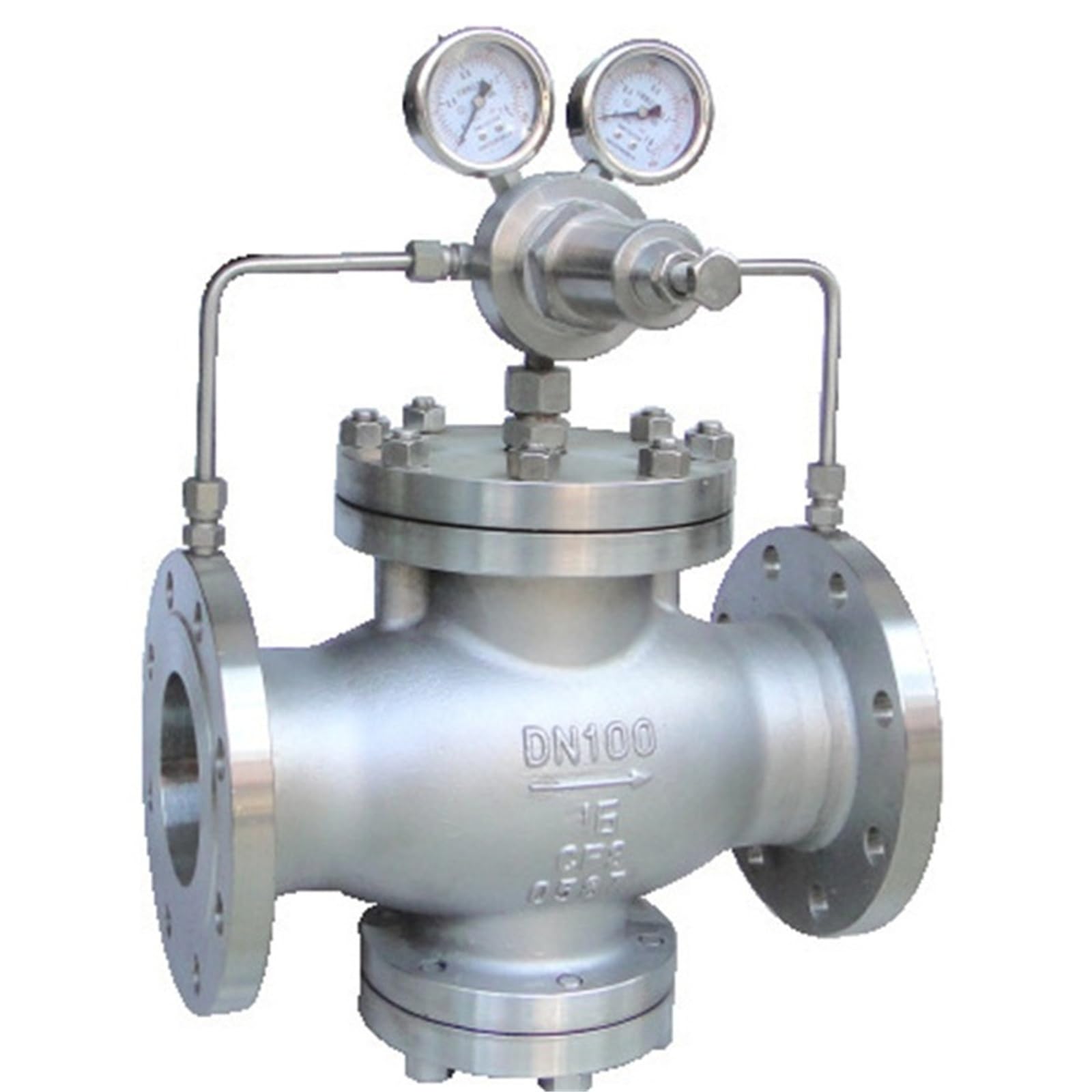 Belovek One Color 16Bar Stainless Steel 304 Yk43x-16P Piston Gas Pressure Reducing Valve Flange End Relief For Steam