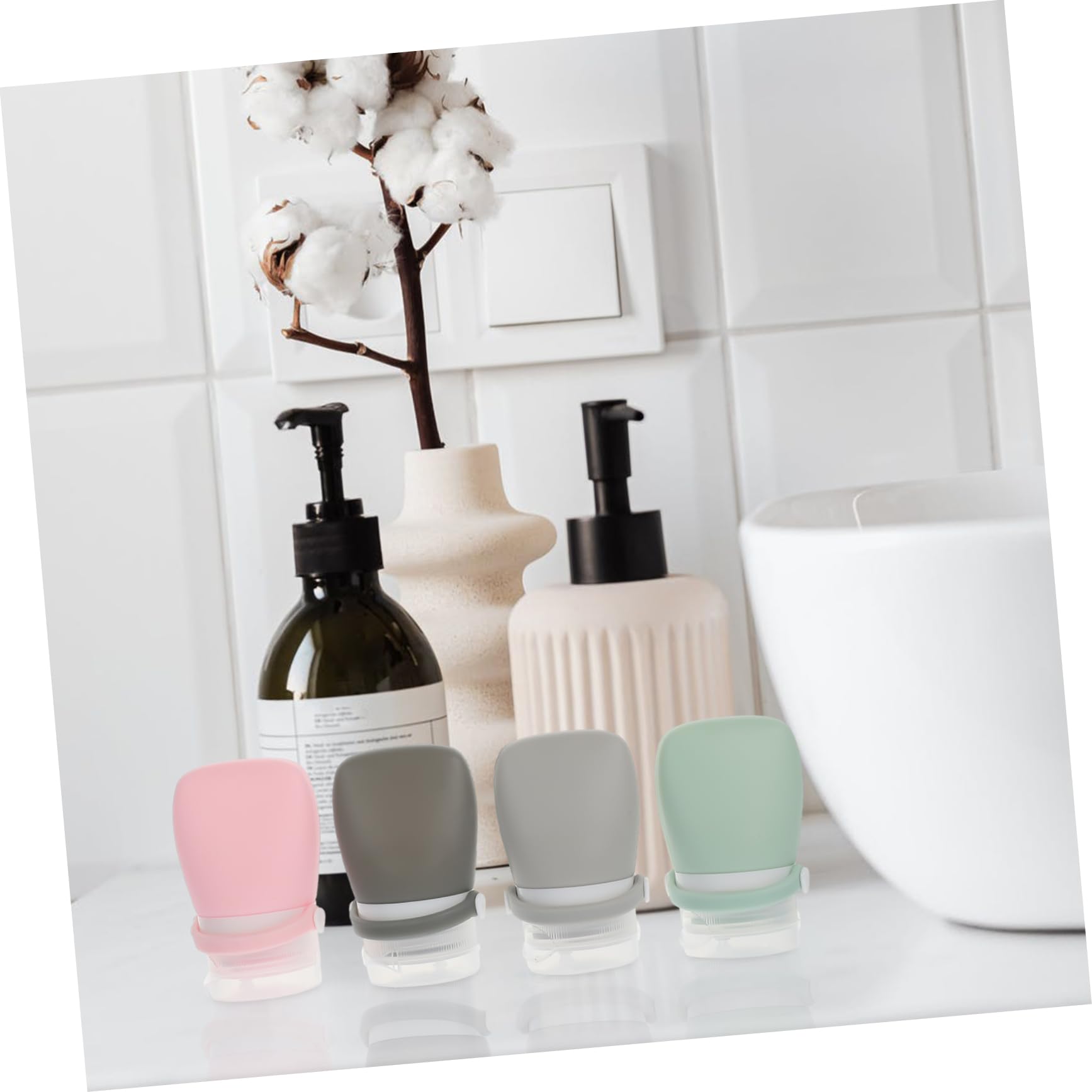 MAGICLULU 12 Pz Imbottigliato Contenitori articoli da toeletta ricaricabili aereo cosmetico travel size bottles travel bottles bottiglie di lozione bottiglie da viaggio Gel di silice