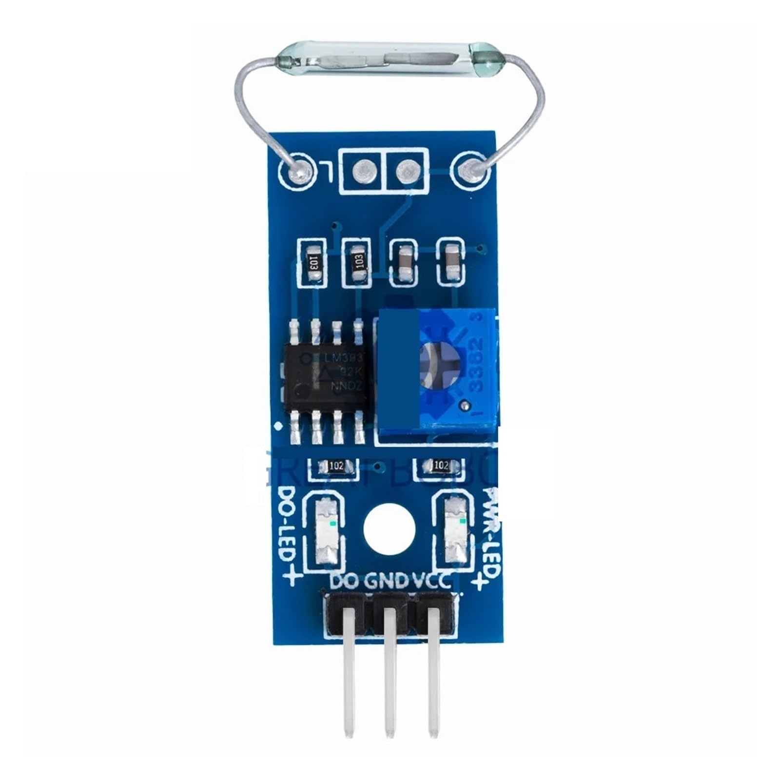 1PCS G123-08 LM393 Reed Sensor Module Magnetron Module Reed Switch Magnetic Switch