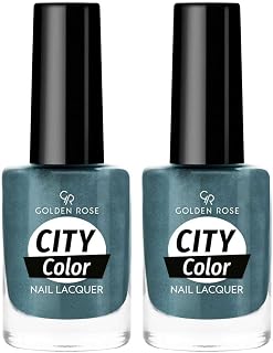 Golden Rose City Color Nail Lacquer No:127 - Oje 2li paket