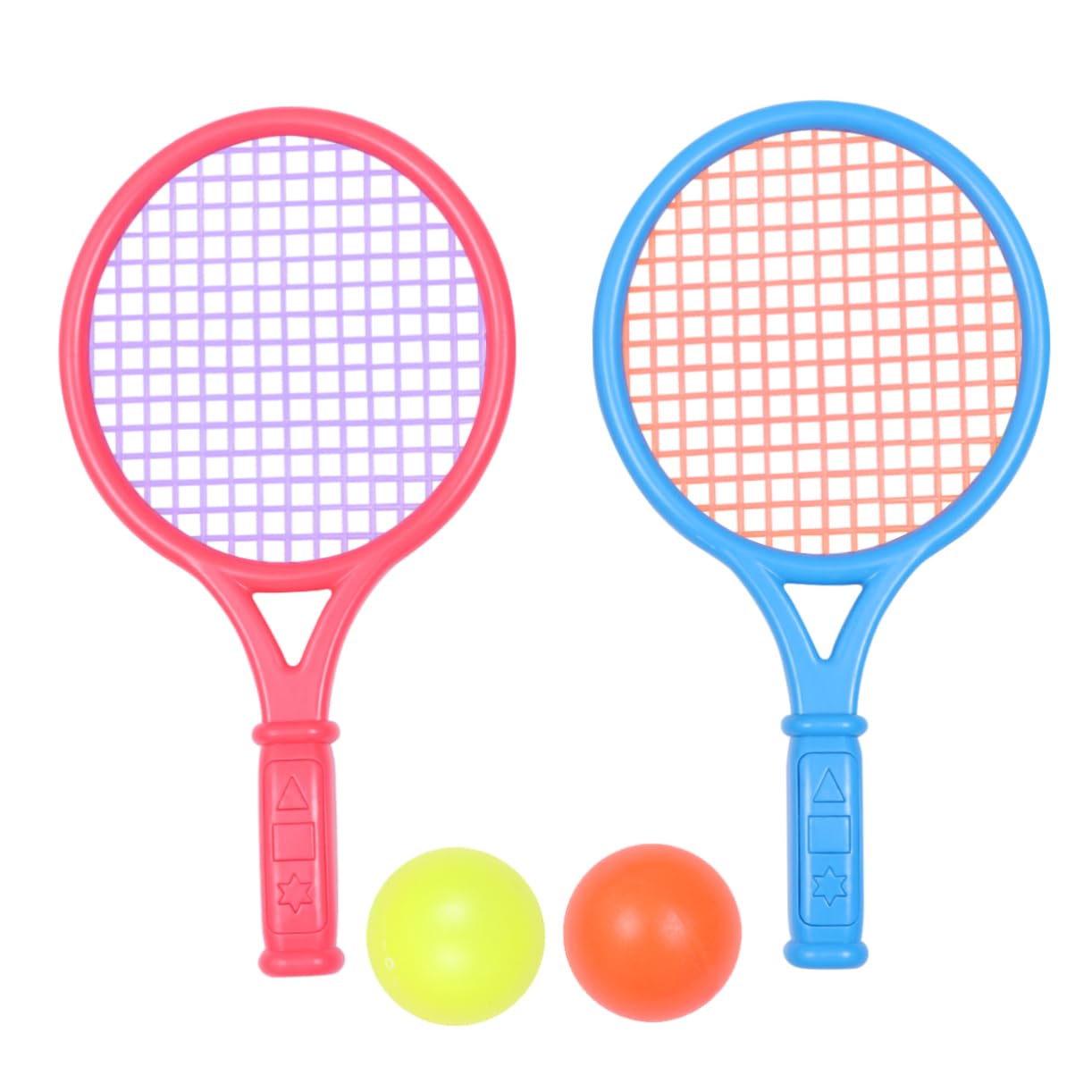 GOOHOCHY Children's Tennis Racket Set Balls Small Size Tennis Rackets for Boys Girls Random Color