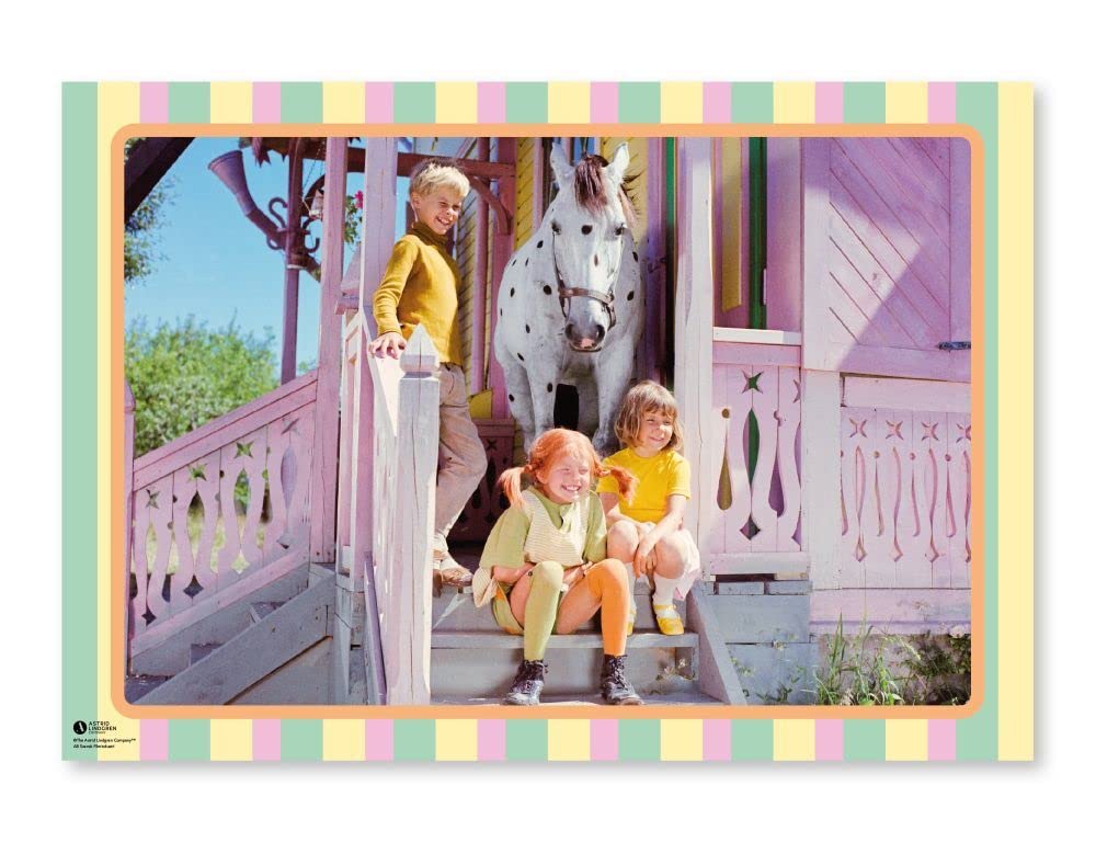 Pippi Langstrumpf - XXL-Party-Deko-Set für 8 Kinder