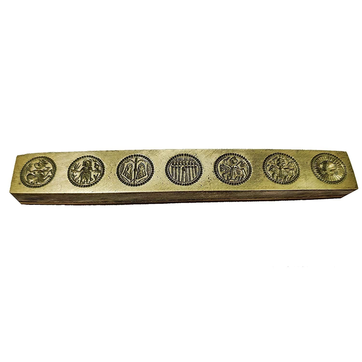Achalnath Tools Round Shape Thappa/Sancha/Mold of Bronze for Design Jewellery Locket/Pendel Making.-image-20