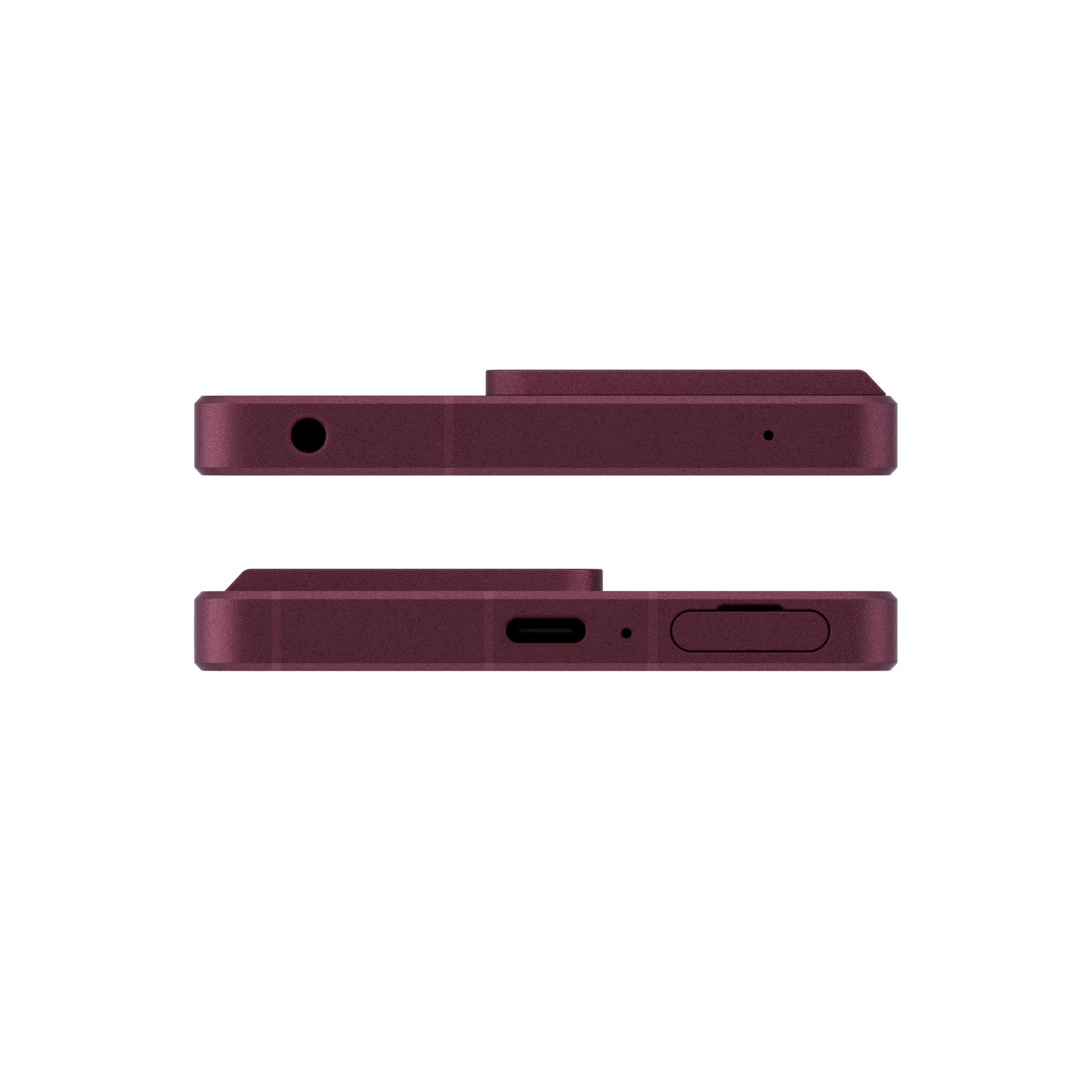 Sony Xperia 1 VIII - 6,5" 19,5:9 FHD+ HDR OLED 120Hz, Dreifach-Kamera mit neuem Teleobjektiv, Xperia AI, Akku für 2 Tage, 3,5mm Audio, Dual SIM, Granat-Rot
