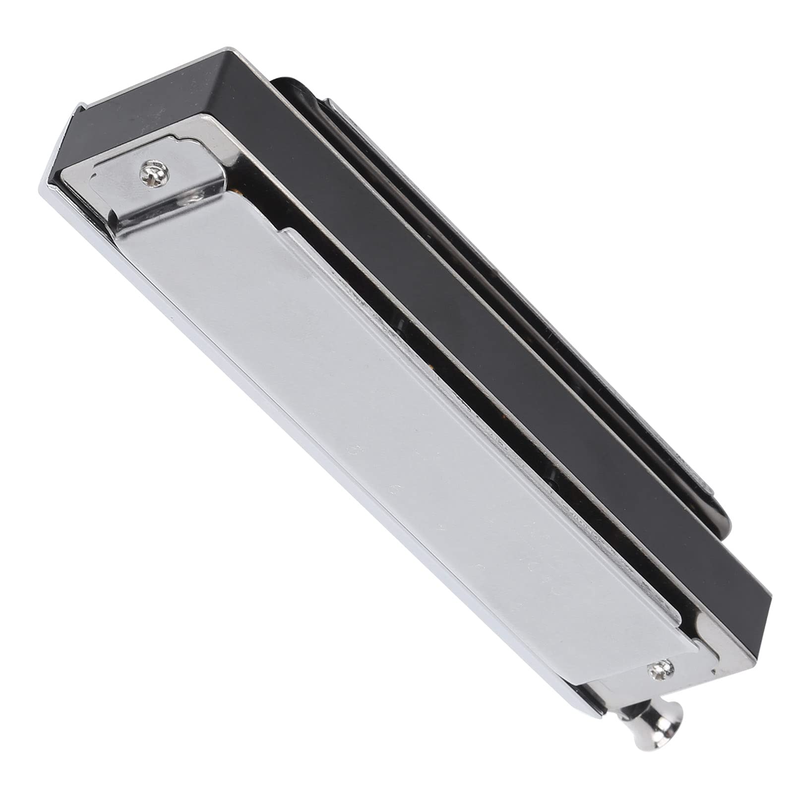 Yctze Harmonica Chromatique 10 Trous Harmonica Chromatique 10 Trous 40 Bouche de Jeu Polyphonique 2 Faces Argent 40 Instruments de Musique