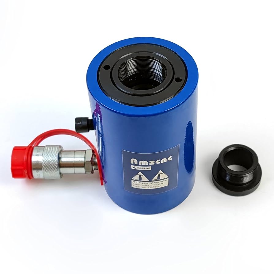AMZCNC 30T Hydraulic Cylinder Jack Hollow Single Acting