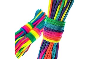 Rainbow Dip-Dye Paracord 550 - 7 Strand -100 Feet