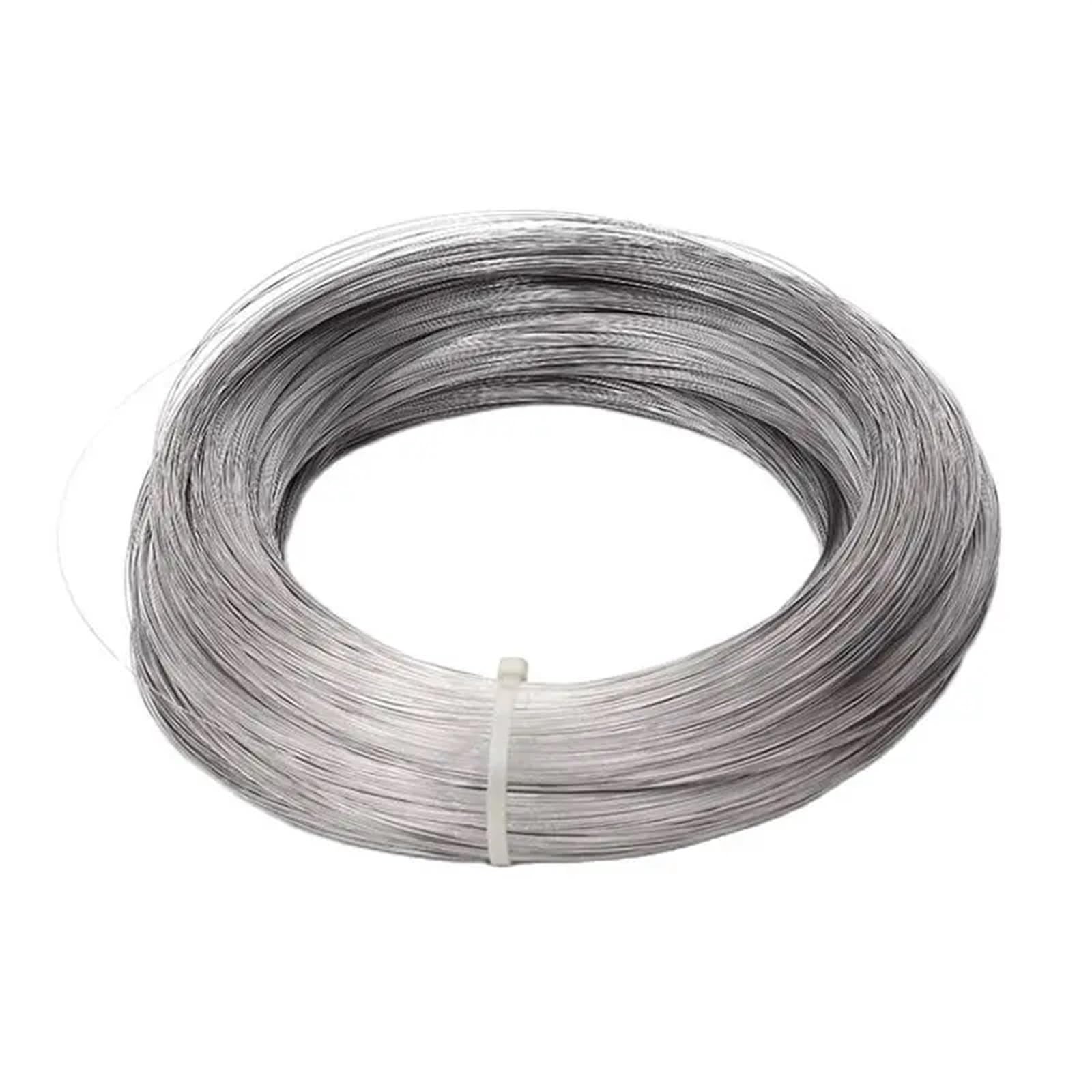Rzeźbienie w aluminium Metal Drut rzemieślniczy, Zestaw drutu Bonsai ze stali nierdzewnej 0,3 mm-6 mm do rzemiosła, biżuterii, treningu, wędkarstwa(0.3mm 1KG 1pc)