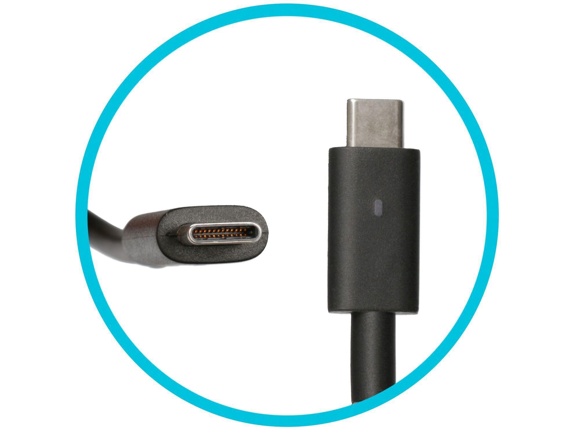 Alimentatore Originale Dell 45W USB-C - Compatibile Con XPS, Latitude, Inspiron E Vostro, Cavo Incluso