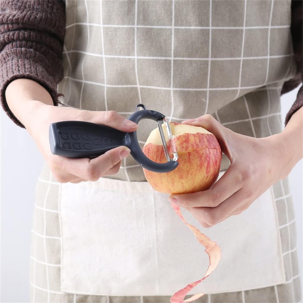 WERTGHJ Fruit and vegetable peeler with lid peeling cucumber carrot potato tool(D)