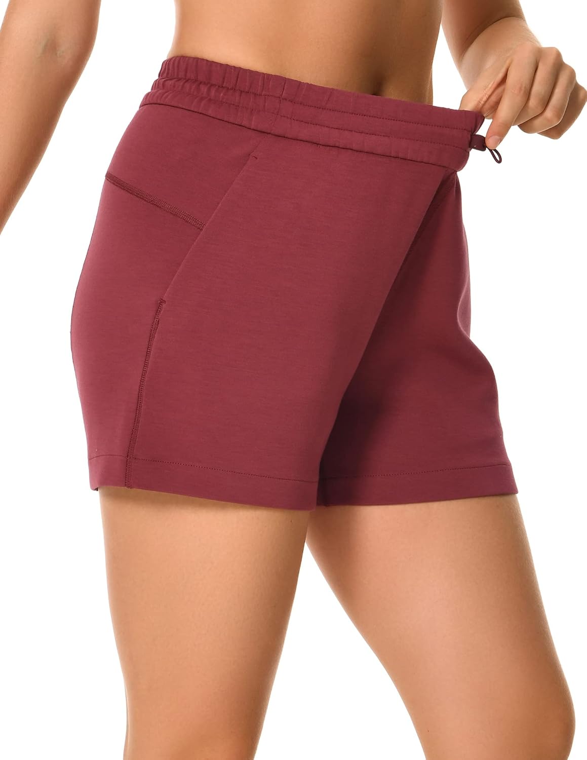 Colorfulkoala Women's High Waisted Ultra Soft Athletic Modal Shorts Casual Summer Lounge Pants with Pockets - Image 5