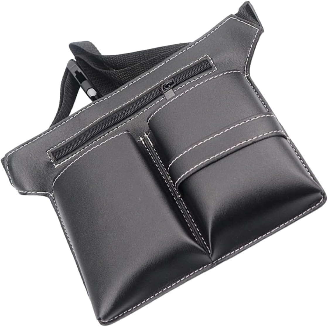 Large Capacity PU Barber Waist Pouch for Hairdressing Tools Adjustable Wrist Wrap Scissor and Clipper Storage Bag Portable Salon Hairdresser Pack