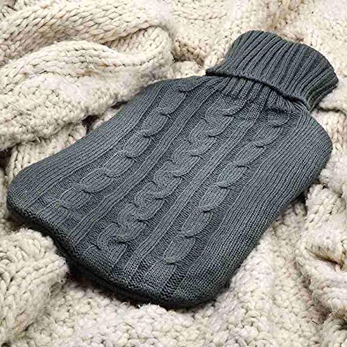 Heet waterflessen liter warmer zachte cover gebreide herbruikbare handwarmer huishoudelijke artikelen Home dingen warm… - Image 5