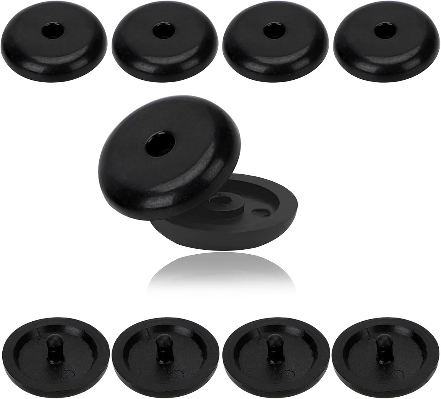 10Pcs Seat Belt Button Stop Seat Belt Stopper Kit, Snapon