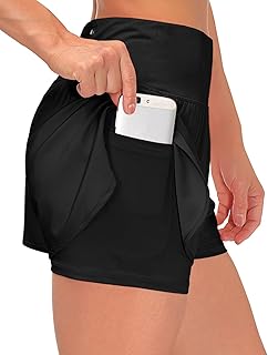 Sponsored You’re seeing this ad based on the product’s relevance to your search query.Learn more about this advertisement Women's Summer Shorts, Sports Trousers, Women's Short Trousers, 2-in-1 Running Shorts, Fitness, Running, Yoga, Jogging, Casual, Elastic Quick-Drying Shorts