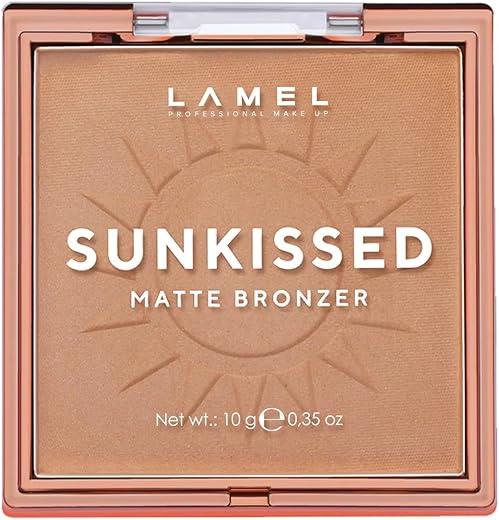 Lamel- Sunkissed Matte Bronzer- №401 -Bronze| Non-Shimmer| Long Lasting | Non-Greasy Bronzing Makeup Formula | Matte Finish | Natural Tan Skin |10 gm