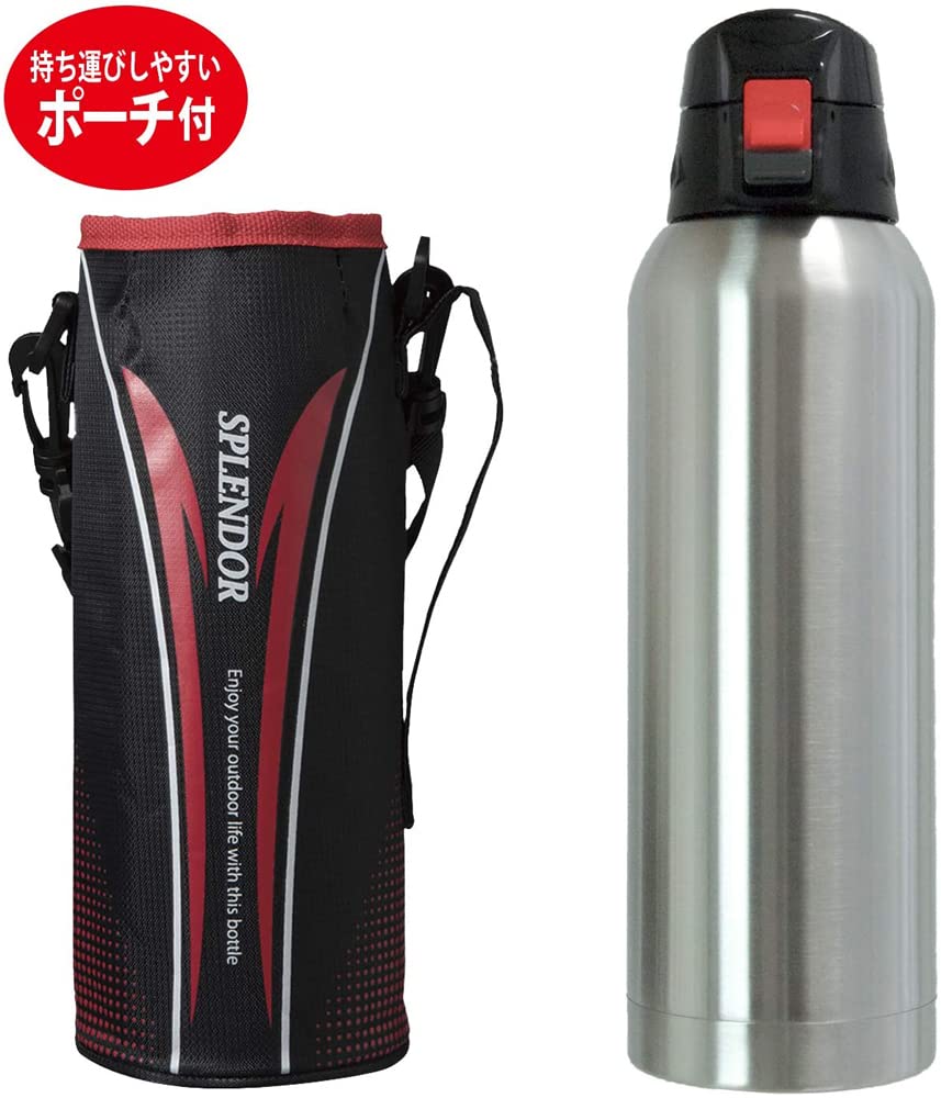 Amazon｜タフコ スポーツボトル ブラックレッド 1L スプレンダー