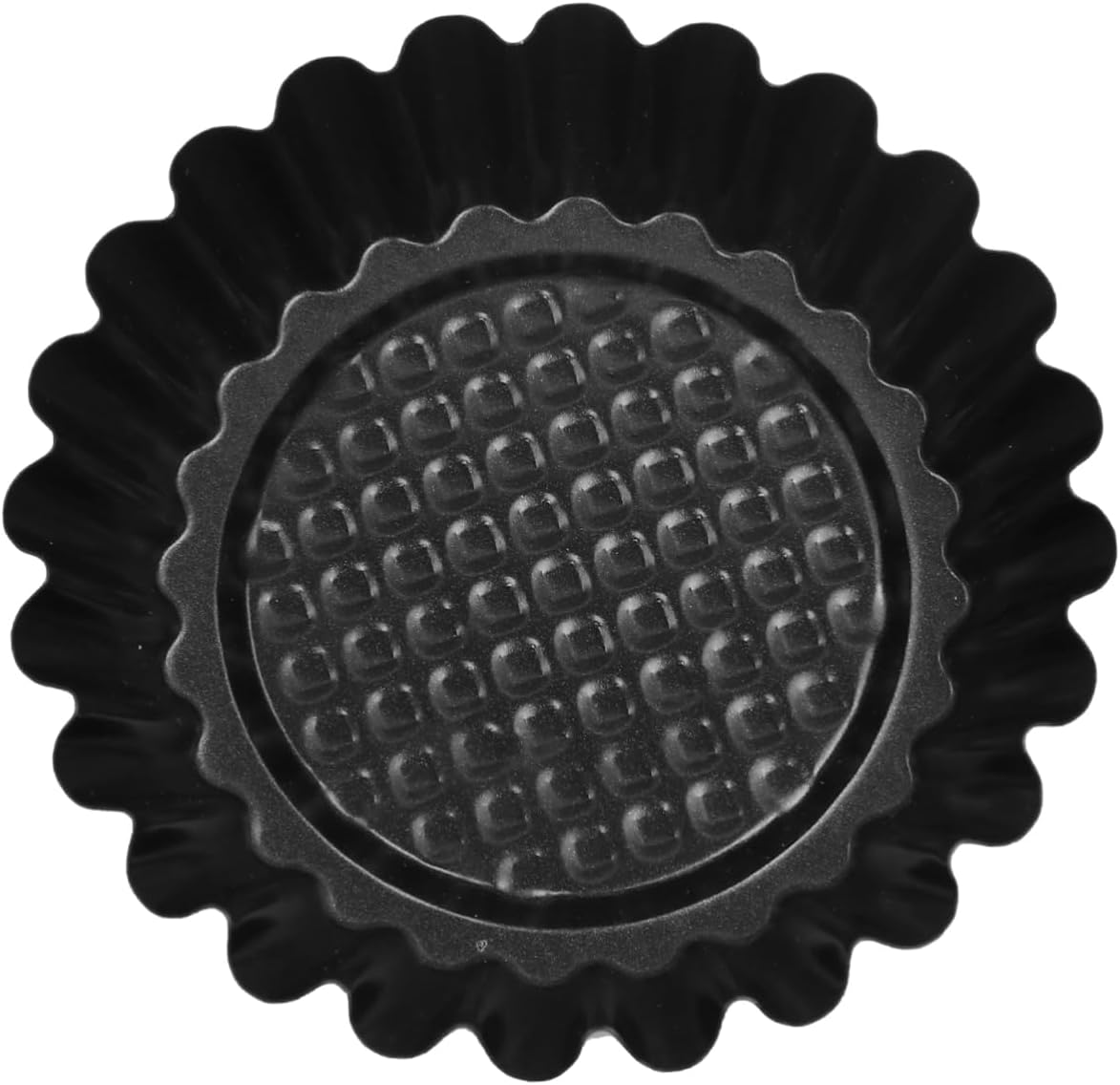 FUOYLOO Egg Tart Shell Mini Muffins 12pcs Flower Shaped Egg