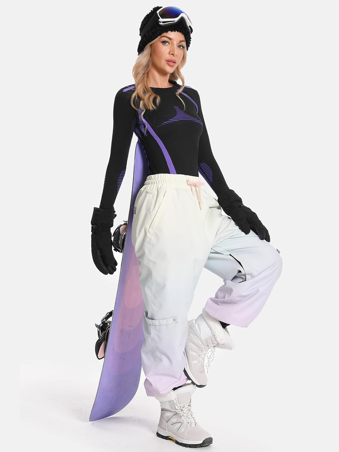 ATTRACO Thermal Underwear Set Womens Long Johns Warm Base Layer Top Bottom for Cold Weather Clothes - Image 9