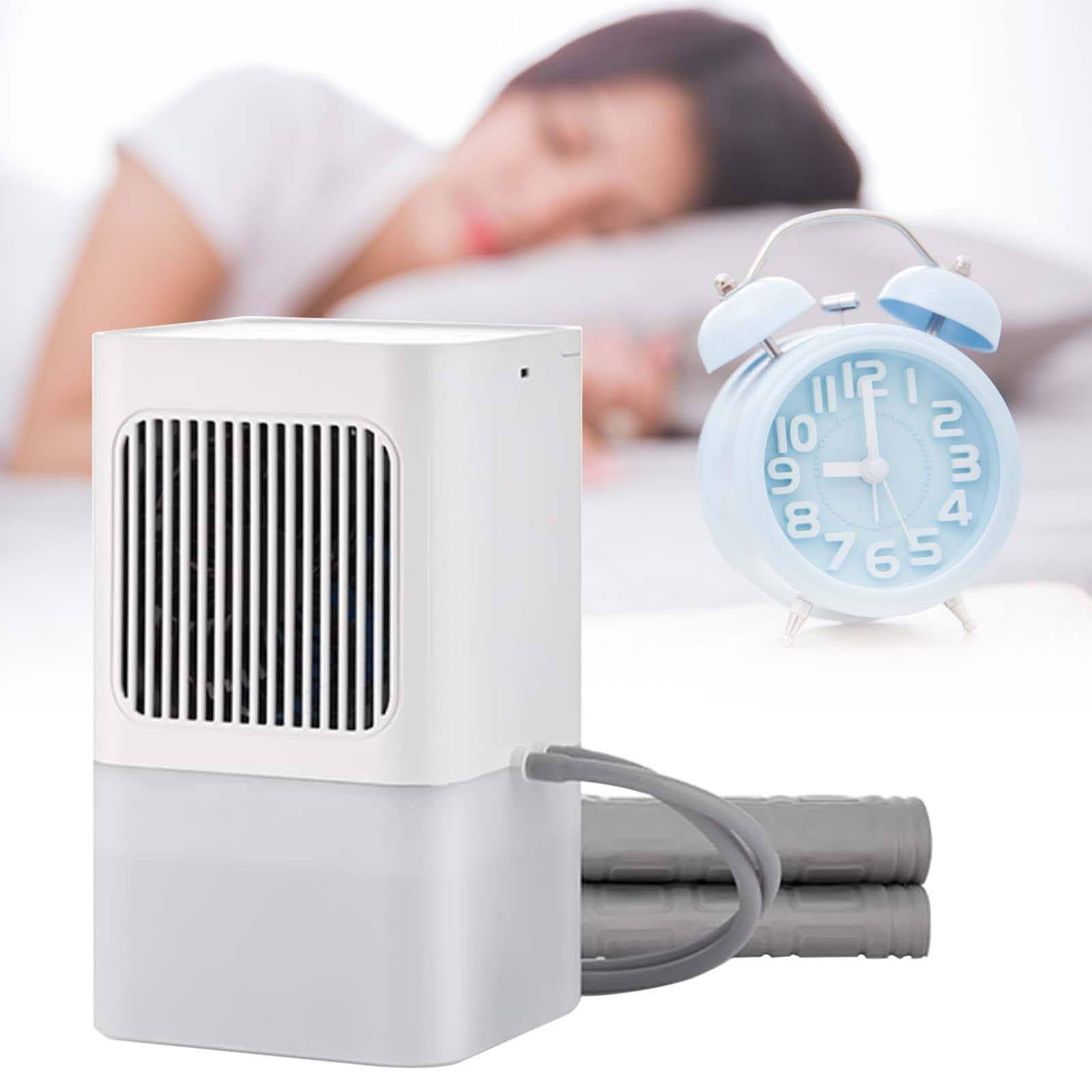 Protector De ColchóN Con RefrigeracióN Por Agua, De RefrigeracióN De Cama, Enfriador De Cama Con Agua Ajustable Por Viento - RefrigeracióN De 7 A 20 Horas Horas, Interfaz Tipo C,Single(1.6x0.7m)