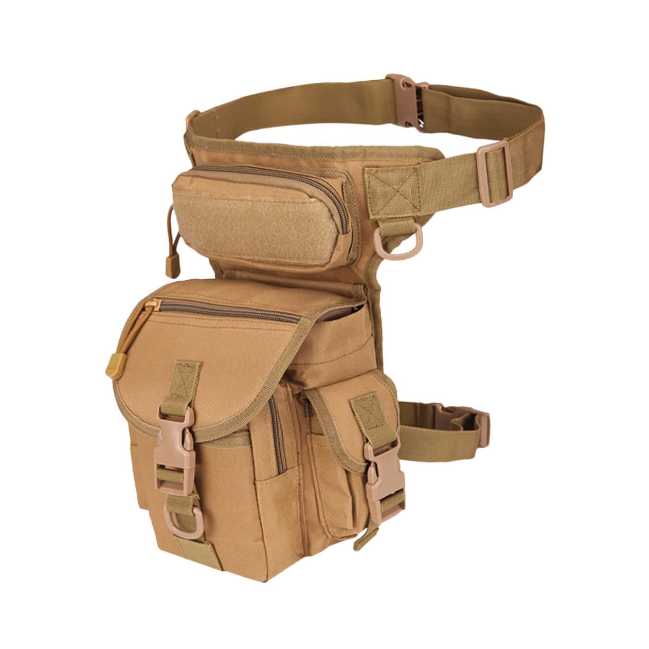 Beintasche und Stoßdämpfender Funktion mit Verstellbarem Taillengürtel aus Oxford Stoff Outdoor für Camping und Motorrad Gepäcktaschen