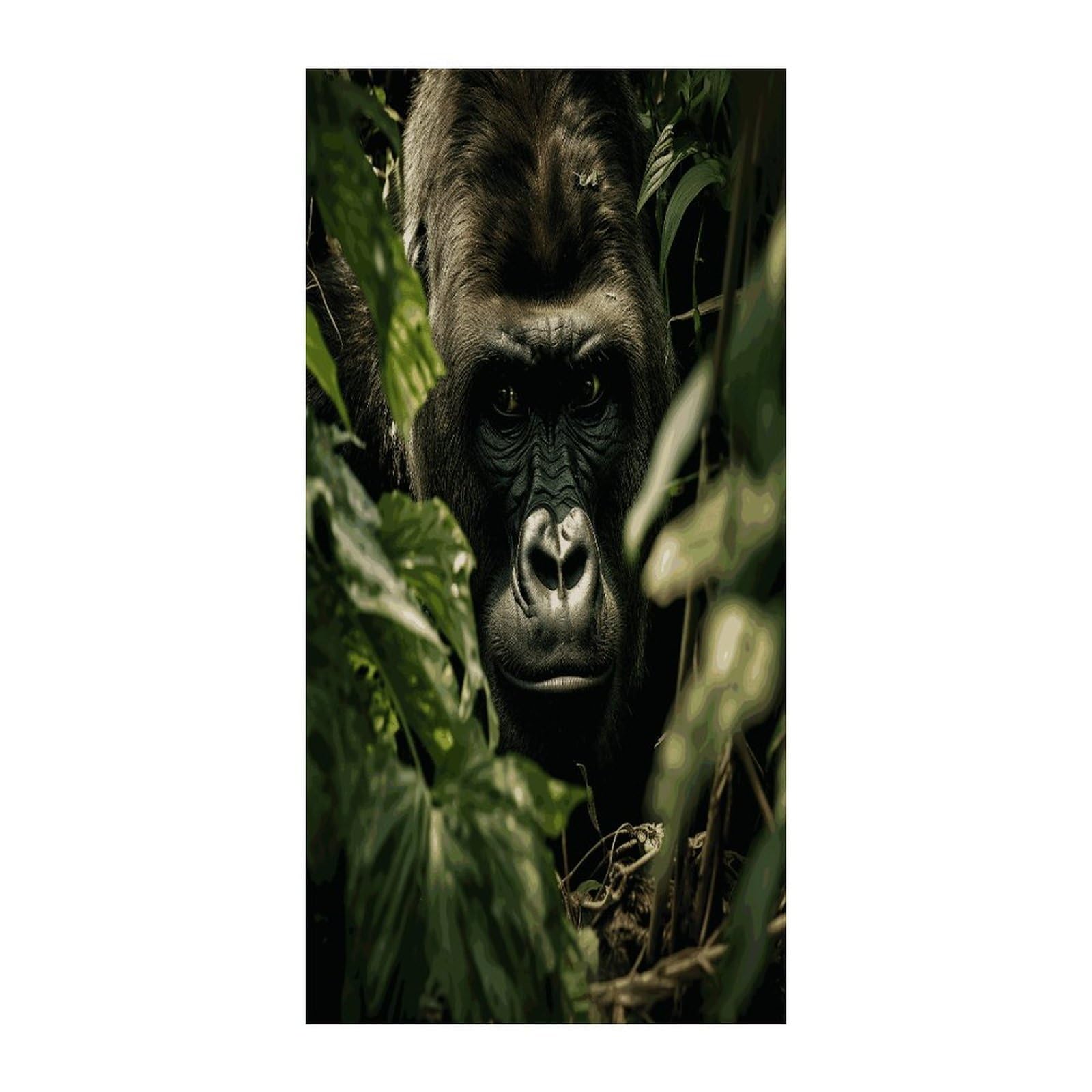 Fekiloot Style Gorilla Landscape Door Curtain Room Divider Curtains