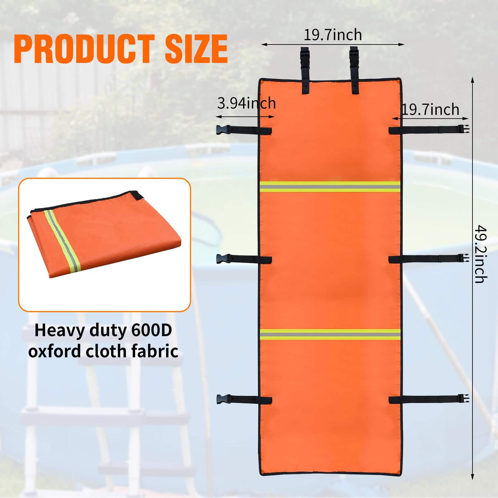 Sicherheitsschutz für Poolleitern 50 * 125cm,oberirdische Sicherheitsabdeckung,Kindersicherheits-Poolleiter,Hochbett Leiter Schutz,Kinder-Etagenbett-Leiterabdeckung,Kinder Klettern, Fallen,ertrinken