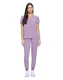 Womens Essential Cool Stretch Jogger Scrub Set with Regular and Petite Sizes