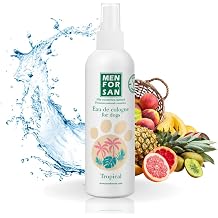 MENFORSAN Eau de Cologne for Dogs, Tropical, 125ml