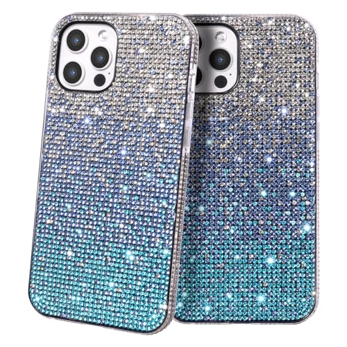 Coque iPhone 13 Pro pour femmes et filles cadeau idéal avec strass brillants antichoc