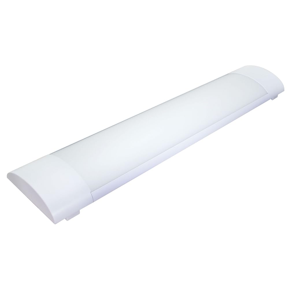 Réglette LED blanche, 25W, 2400 lumens, 4000K blanc-neutre, bornier de connexion intégré, garantie 5 ans - Tibelec