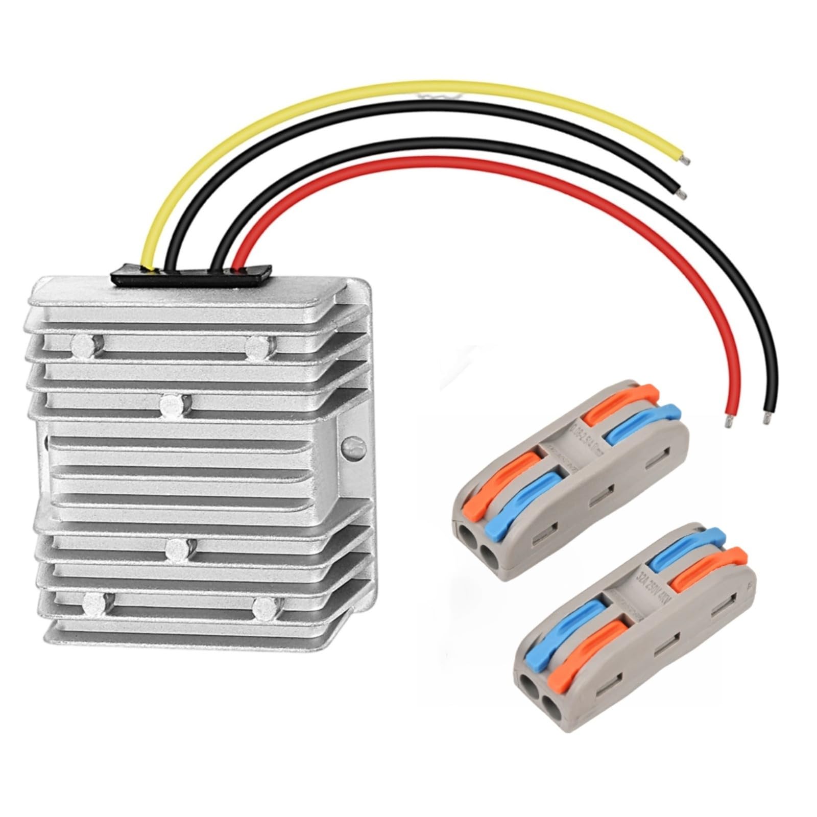 DC 12V Step Up to 19V 10A 190W Boost Converter Regulator Waterproof Module Transformer for Golf Cart, Club Car LED Strip Lights