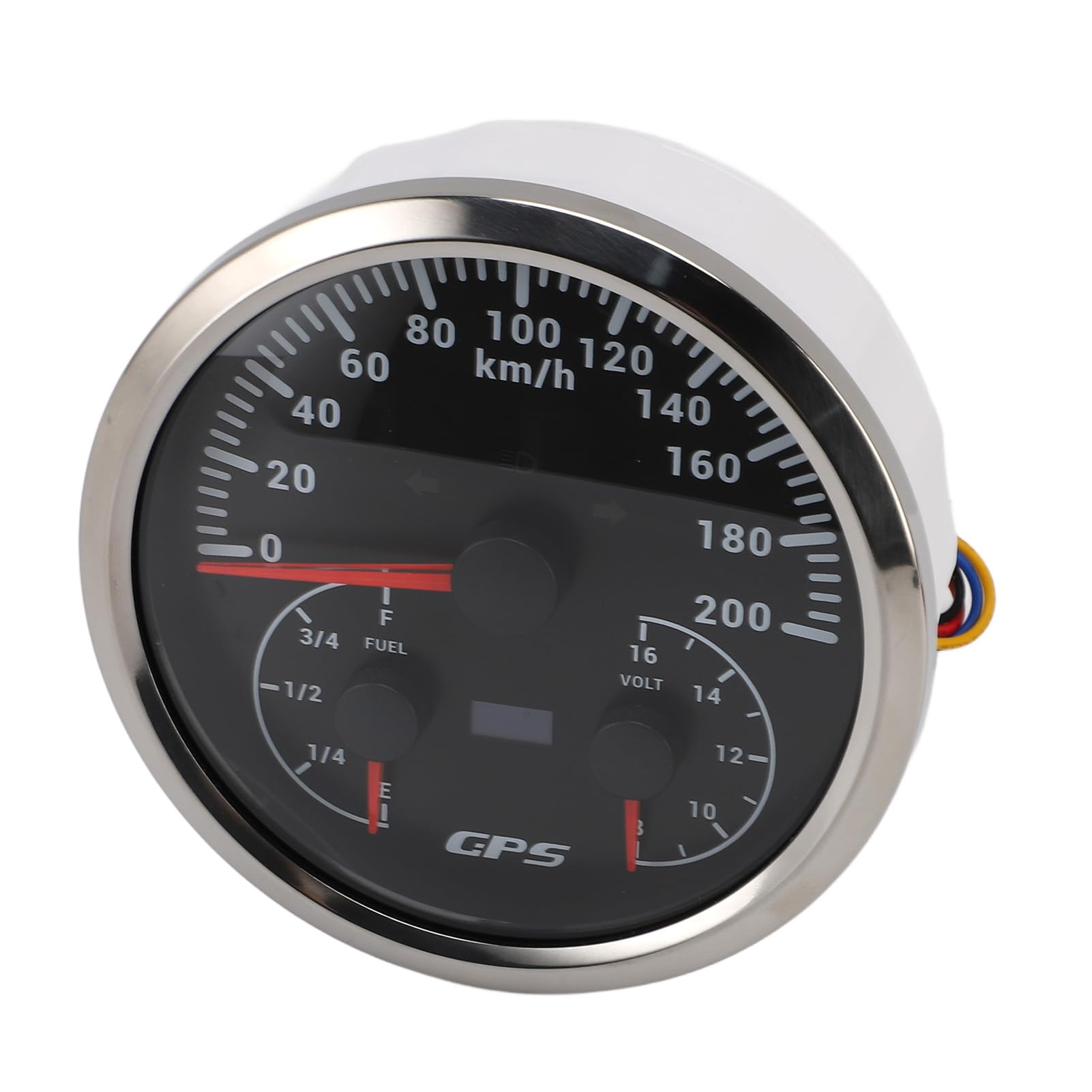 Odómetro Velocímetro GPS de 110 Mm, Multifunción 3 en 1 (Esfera